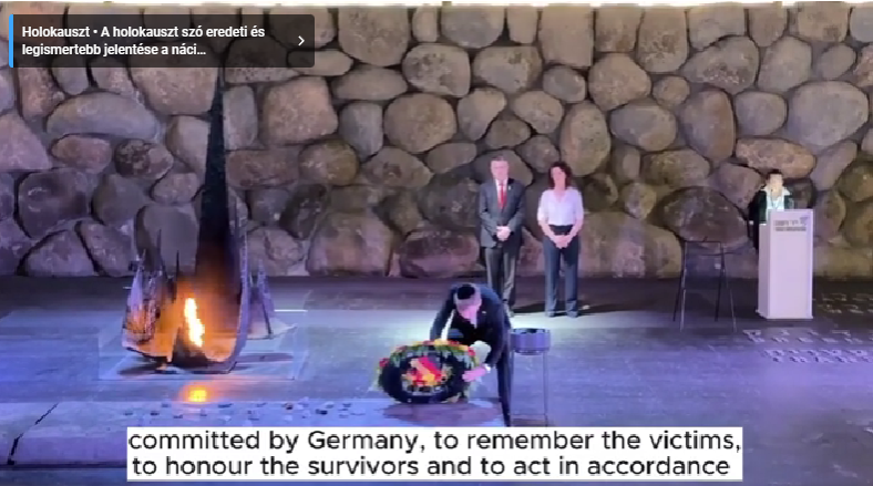 Wadephul koszorúz a Jad Vasemben