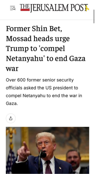 Jerusalem Post címlapja