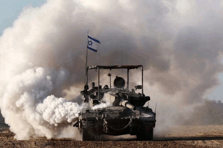 Izraeli tank Gázában