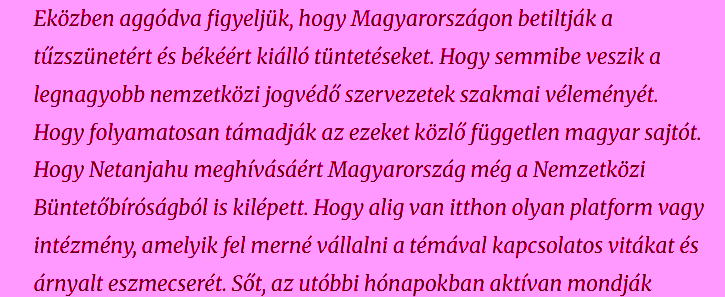 Petíció részlet