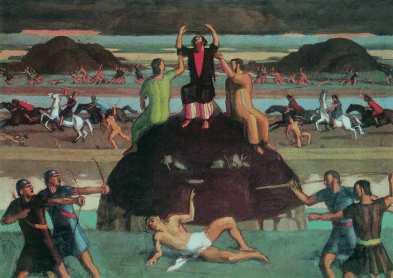 Fényes Adolf - 1915 - A zsidók megverik Amálek seregét