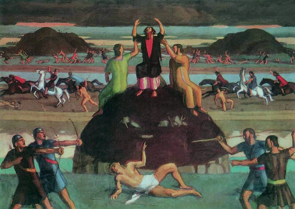 Fényes Adolf - 1915 - A zsidók megverik Amálek seregét