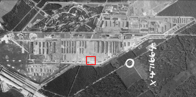 Légifelvétel Bergen-Belsenről