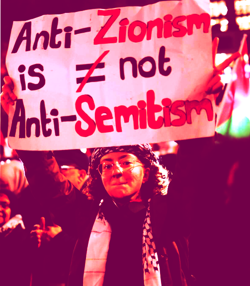 anticionista tüntető