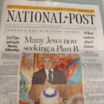 National Post címlapja