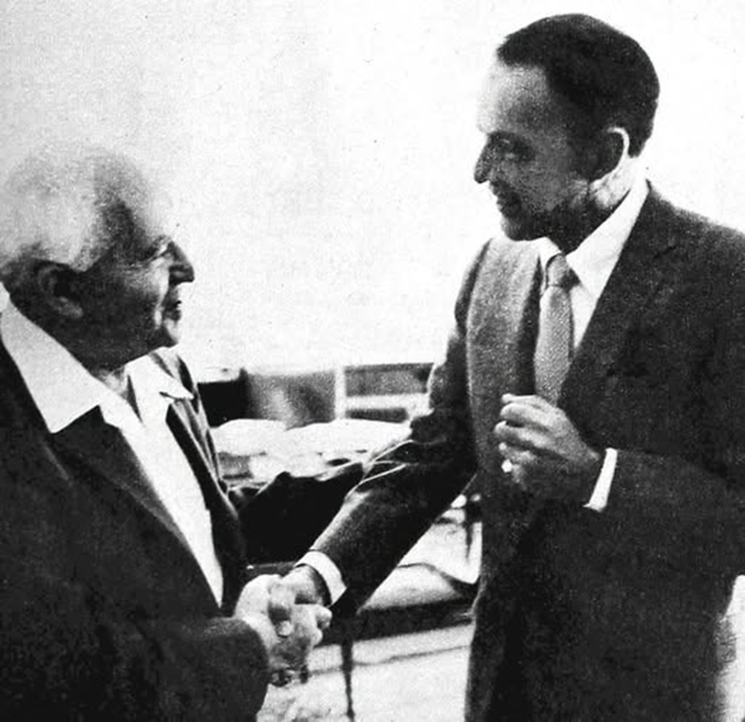 Ben-Gurion és Frank Sinatra