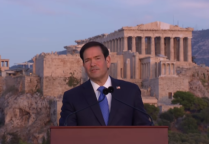 Marco Rubio Athénban